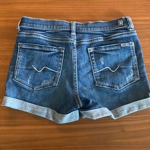 7 for All Mankind Denim Shorts